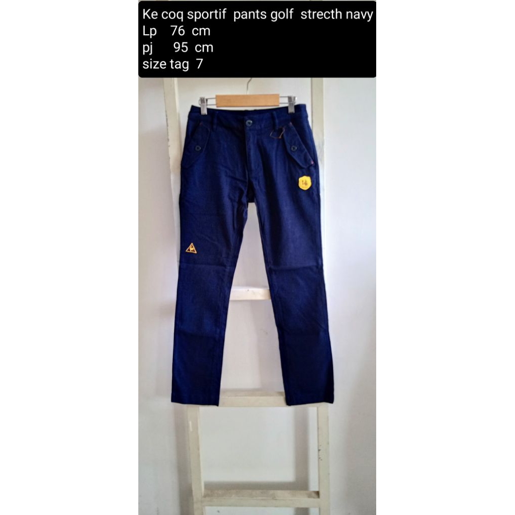le coq sportif pants golf stretch navy