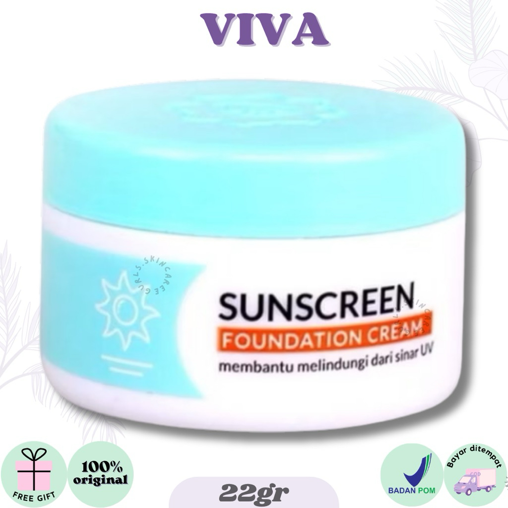 Viva Sunscreen Foundation - Tabir surya melindungi kulit dari sinar matahari
