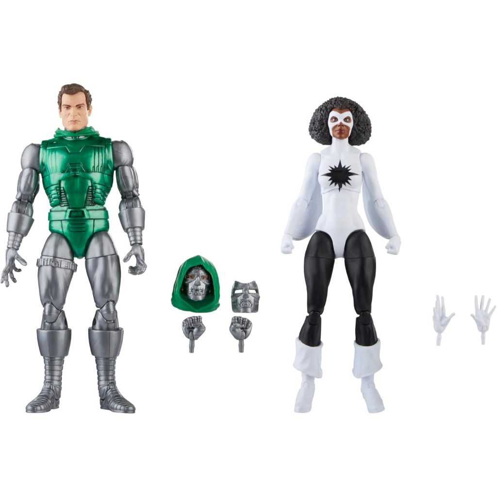 Marvel Legends Series Captain vs. Doctor Doom, Avengers 60th Anniversary Collectible 6-Inch Action F