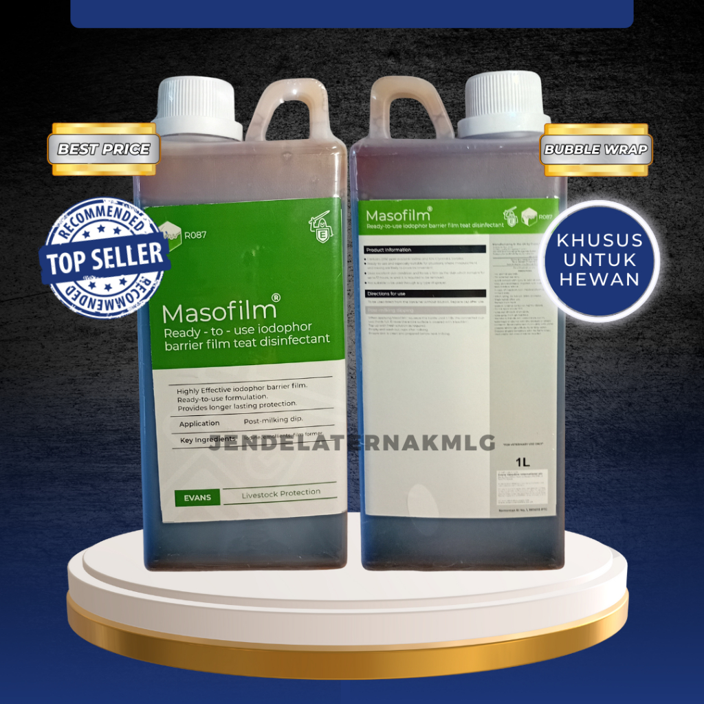 MASOFILM 1 LITER - Obat Celup Dipping Ambing Puting Sapi Kambing Perah
