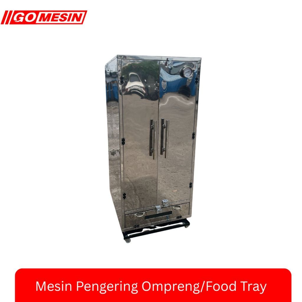 Mesin Pengering Ompreng 72 Tray Gomesin – Sudah Termasuk Peti Kayu