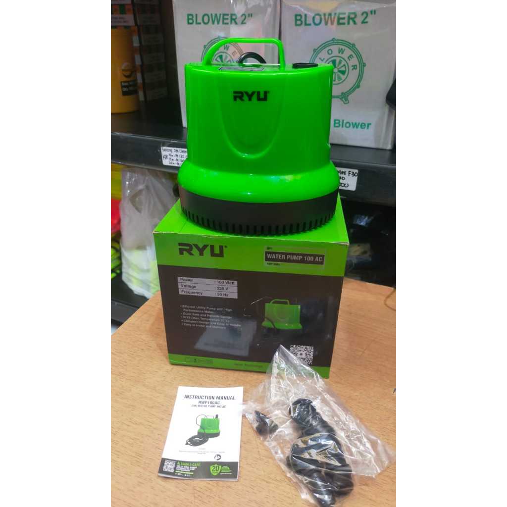 RYU RWP100 AC Mesin Pompa Celup Air Kolam (Waterpump AC)