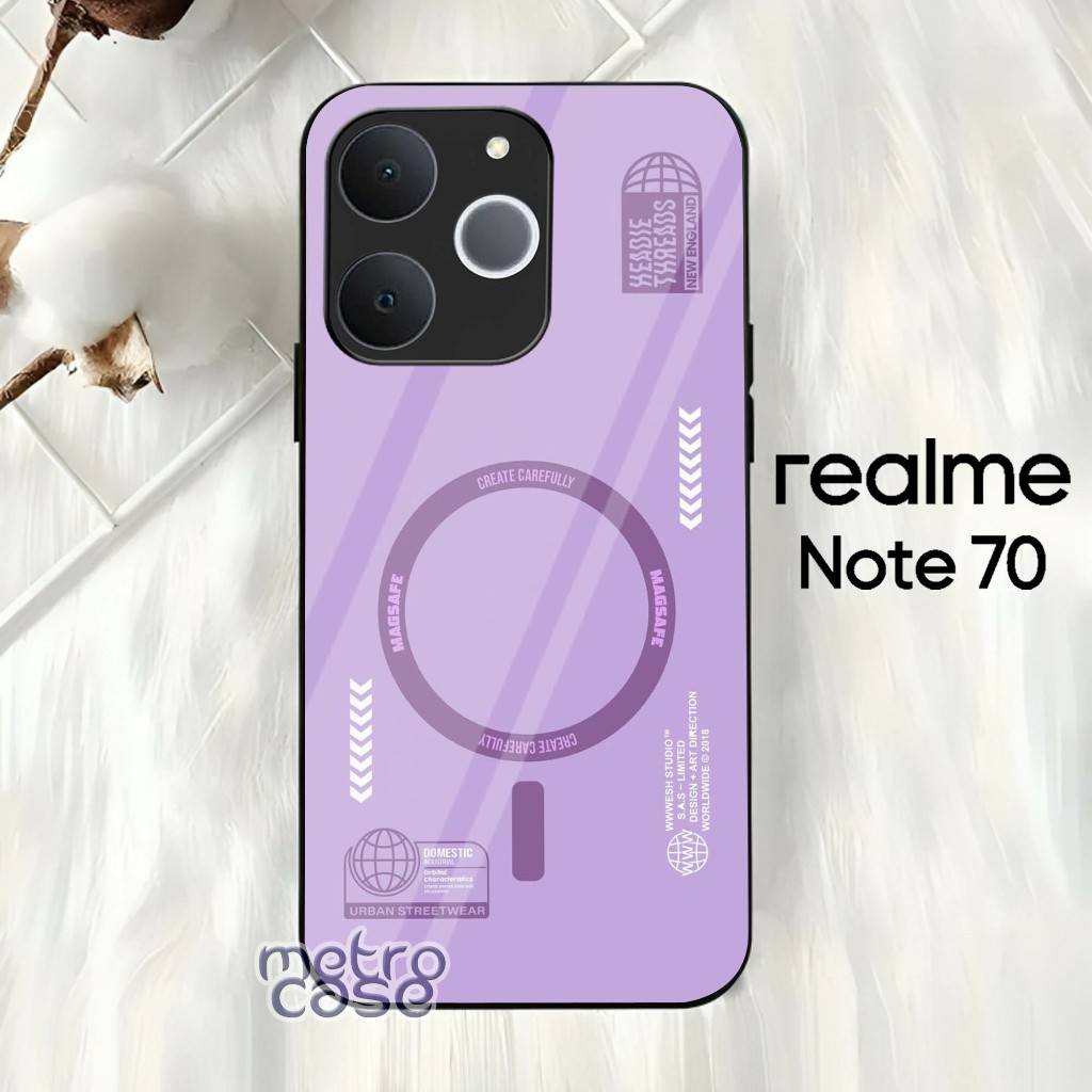Softcase Hp Glass Kaca Kilau REALME NOTE 70 - REALME NOTE 70 2025 - NOTE 70 - REALME NOTE 70 - G93