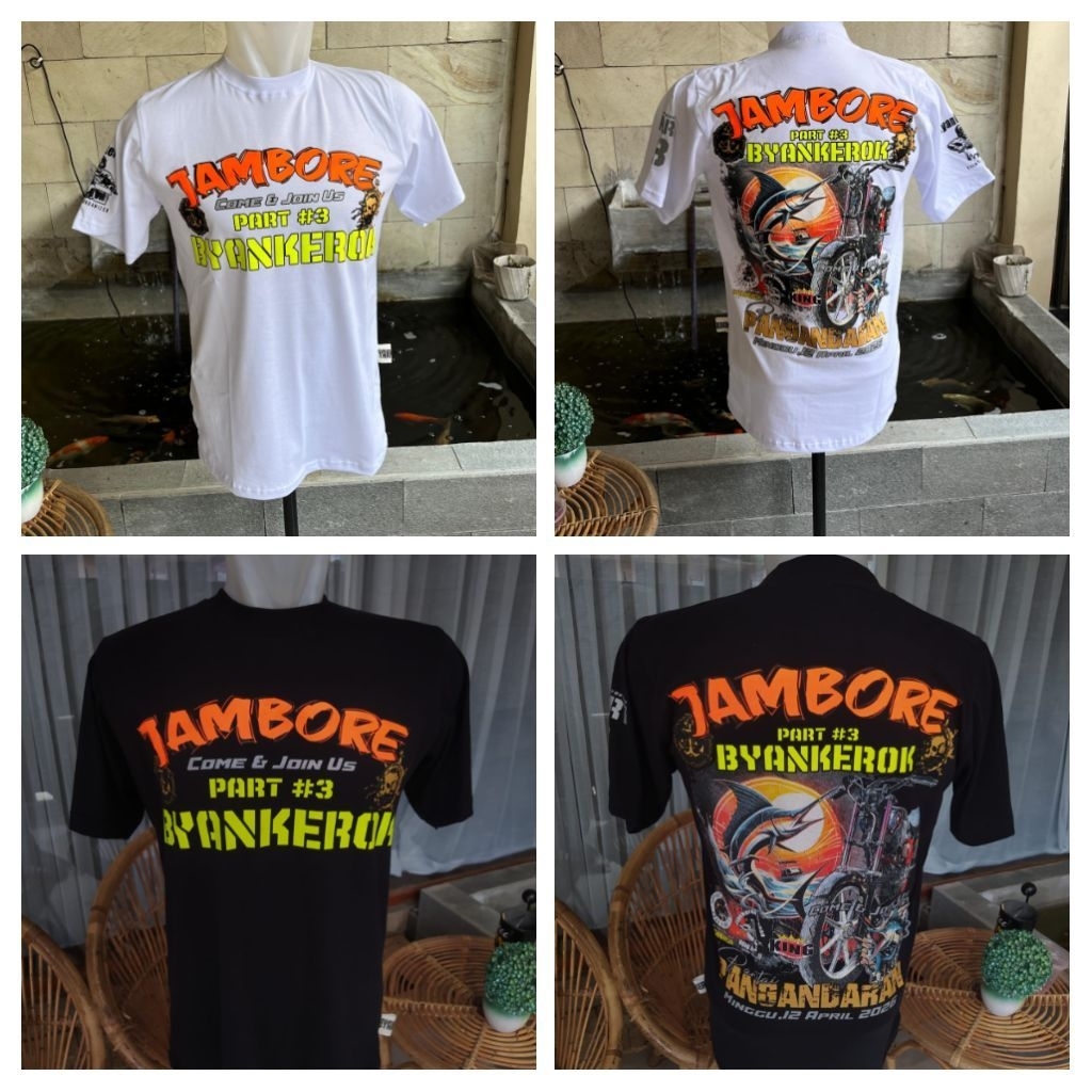 Jaket Hoodie Kaos Jambore Byankerok Part#3 / T-Shirt Byankerok Jalanan / Special Edition Aniversarry