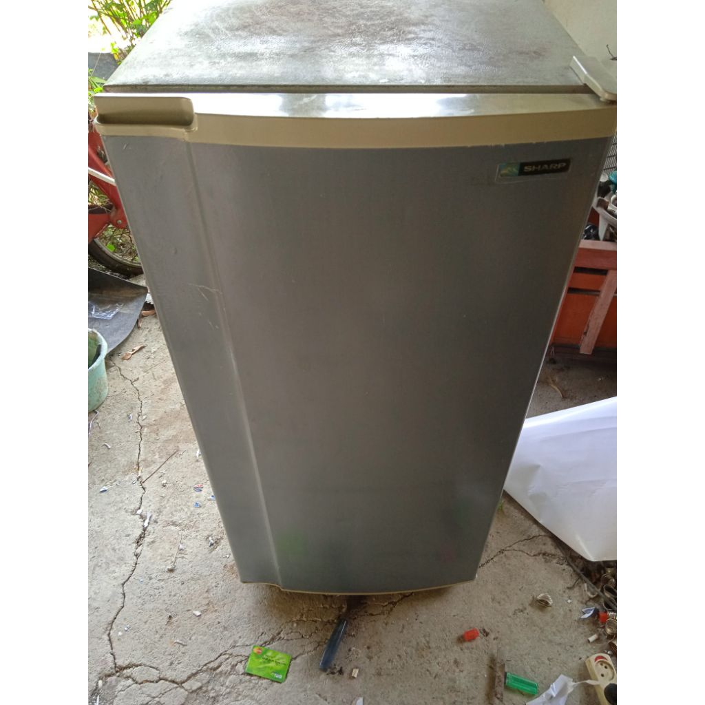 kulkas bekas 1pintu SHARP normal