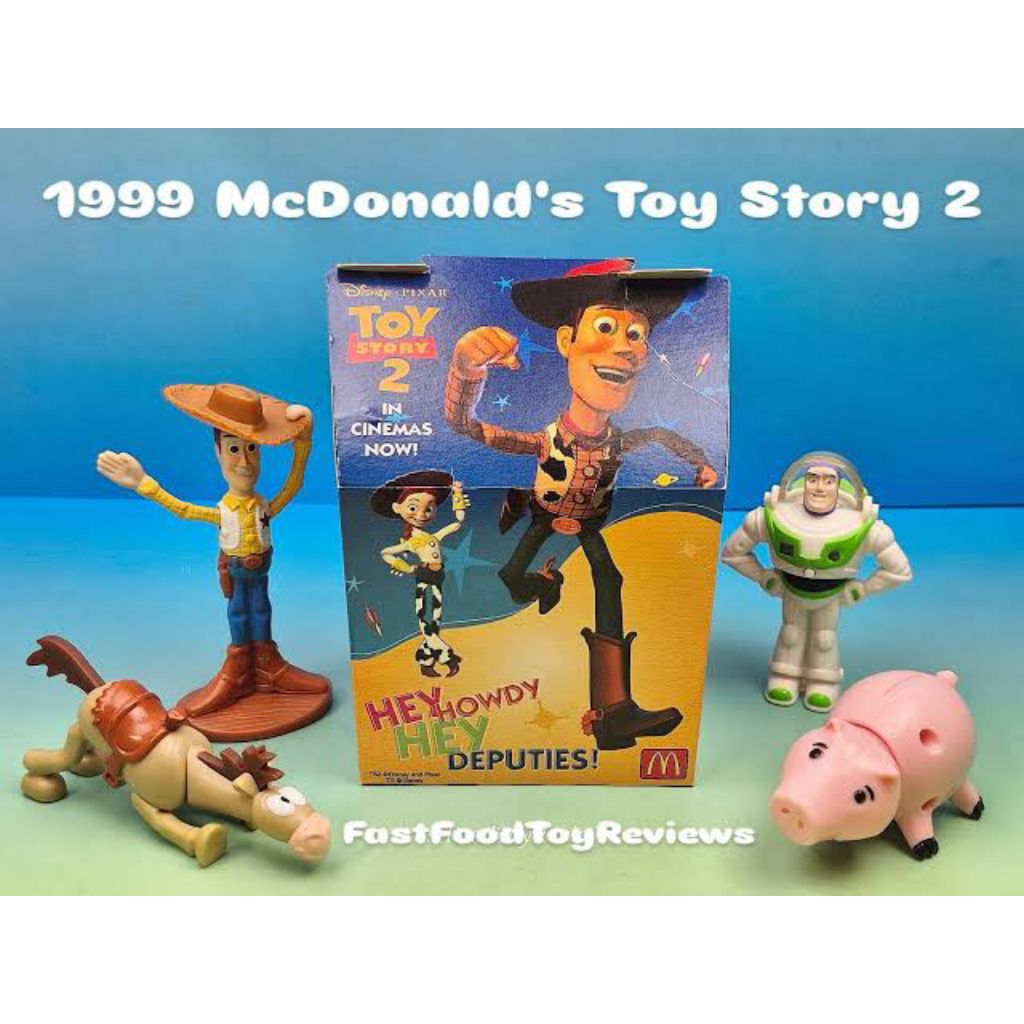 McD Happy Meal Toy Story 2 Australia Limited 1999 Complete Set of 4