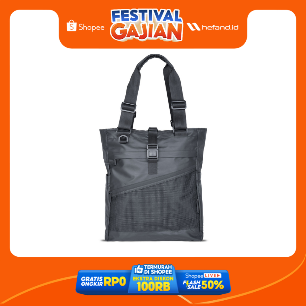Totebag Verve Tas Jinjing Handle Koper Traveling Pria Wanita - Hefand