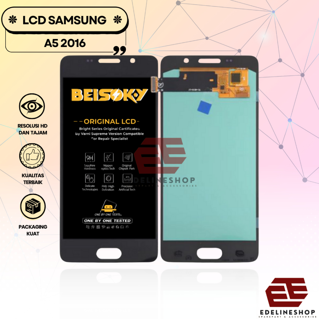 LCD TOUCHSCREEN SAMSUNG A5 2016 A510 ORIGINAL COMPLETE FULLSET