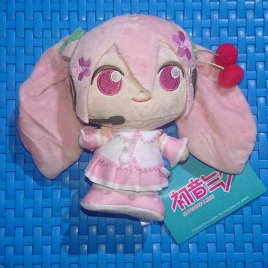 Plush Doll Hatsune Miku Pink Vocaloid