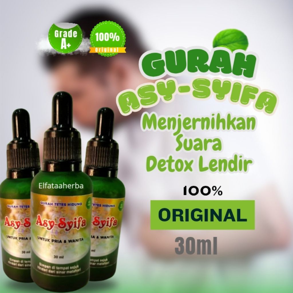 Gurah lendir gurah suara Asy Syifa gurah premium 30l Original