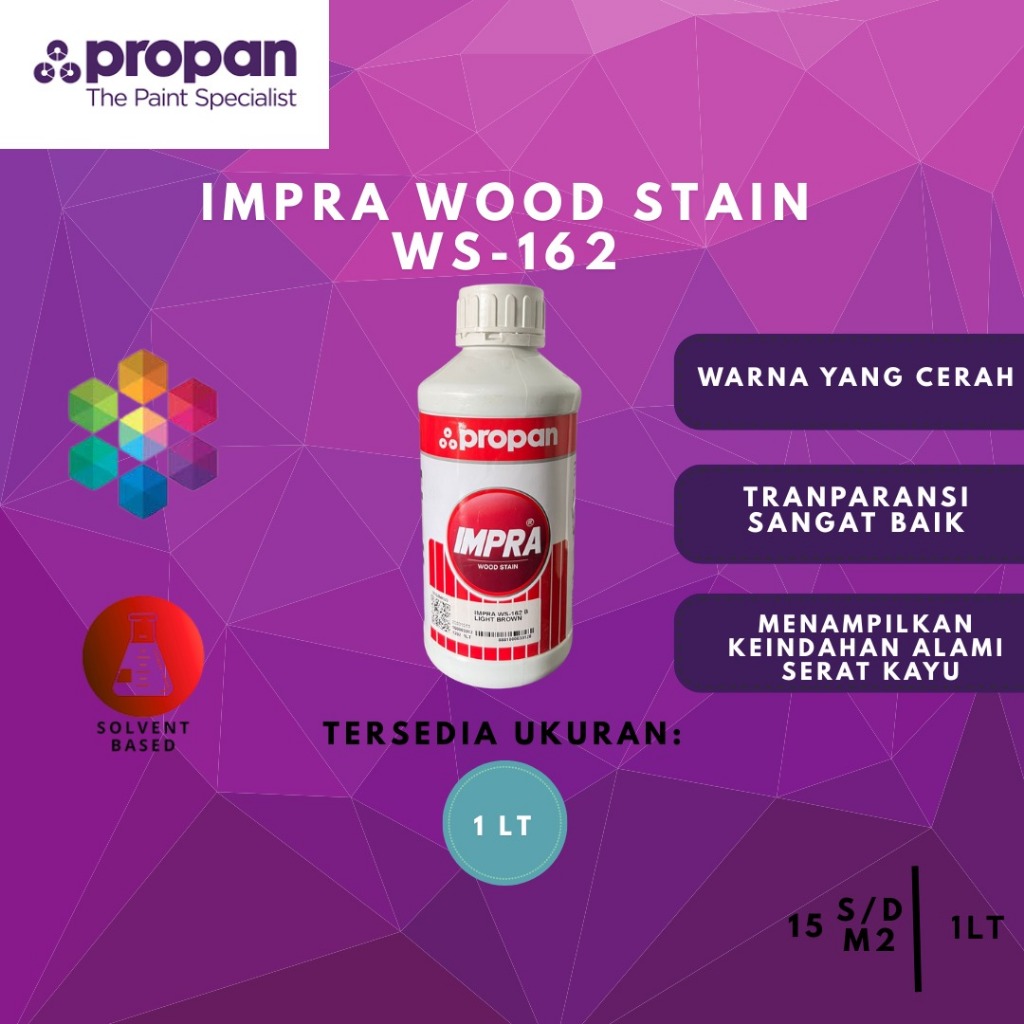 Cat Kayu Politur Propan Impra Woodstain  162 1 Liter botol