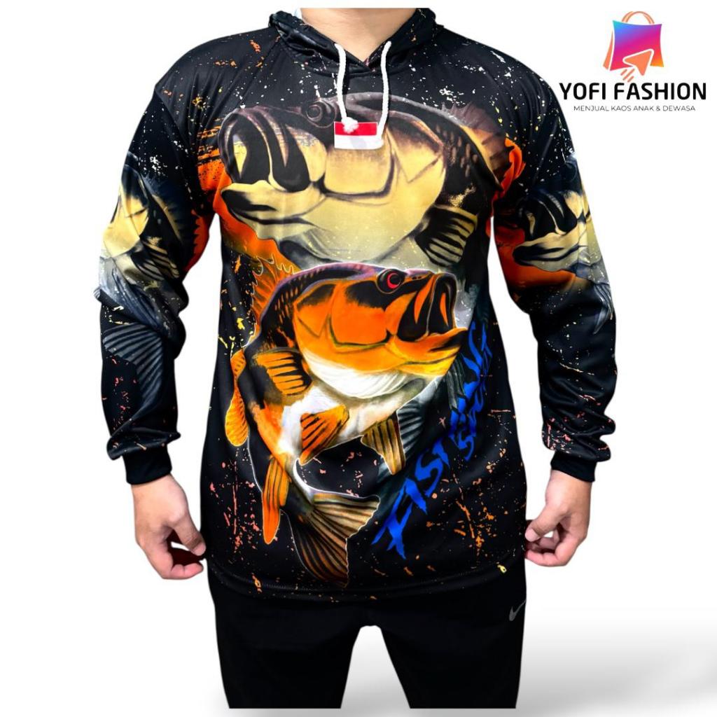 JERSEY MANCING BAJU MANCING KAOS MANCING LENGAN PANJANG UKURAN M.L.XL DAN XXL