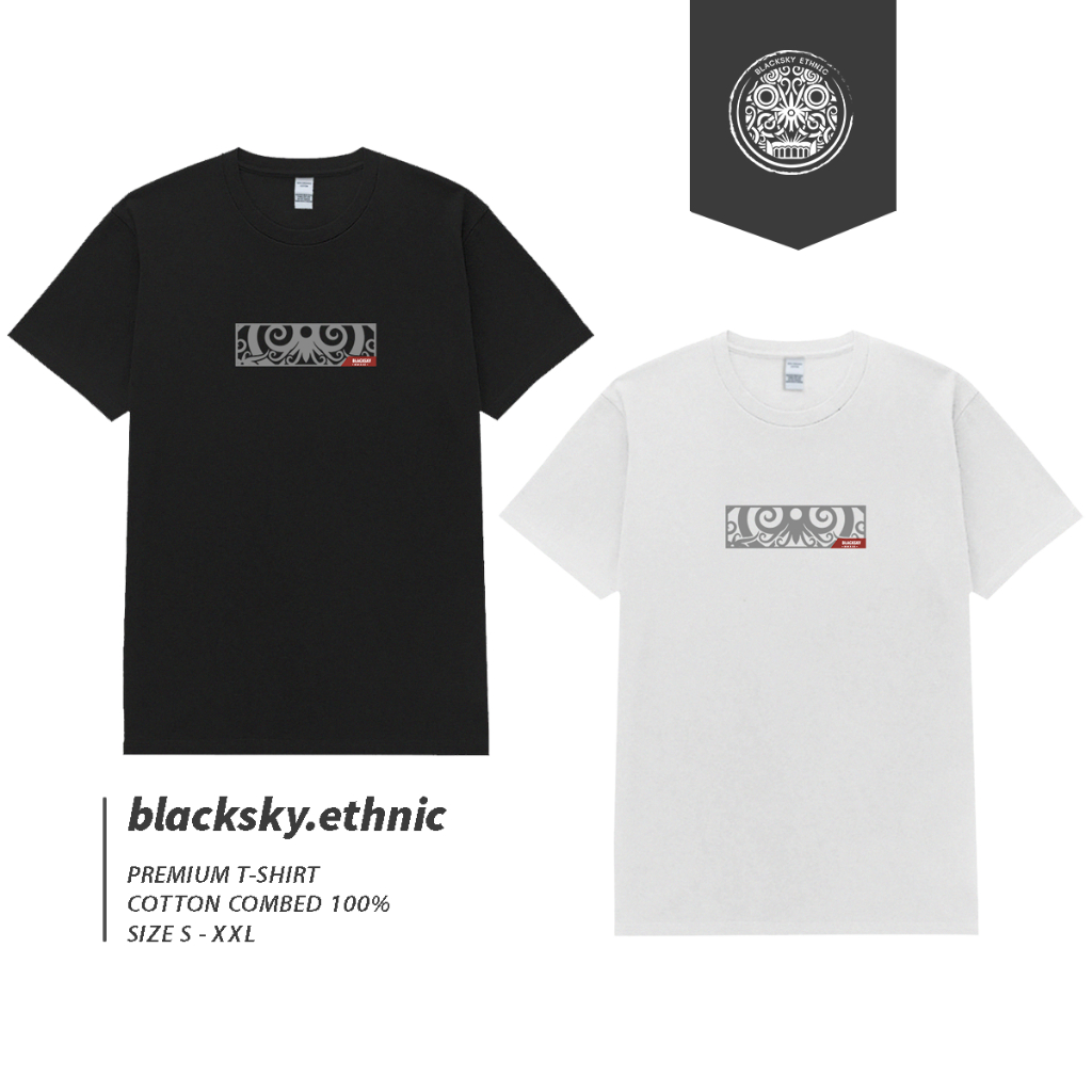 Kaos Dayak - Topokng  | Baju Etnik | Baju kaos dayak | baju kalimantan | Baju Borneo | kaos Borneo |