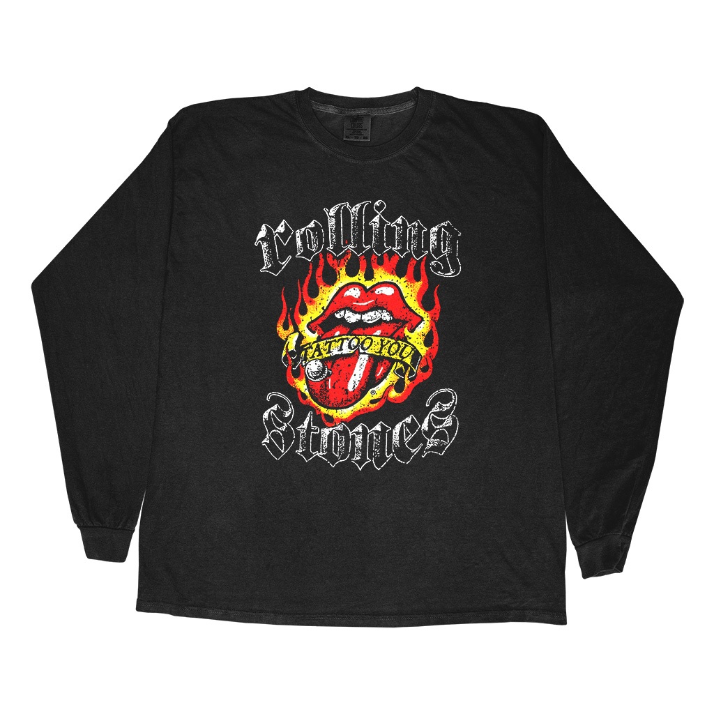 Kaos Band Rolling Stones Longsleeve Tshirt Lengan Panjang