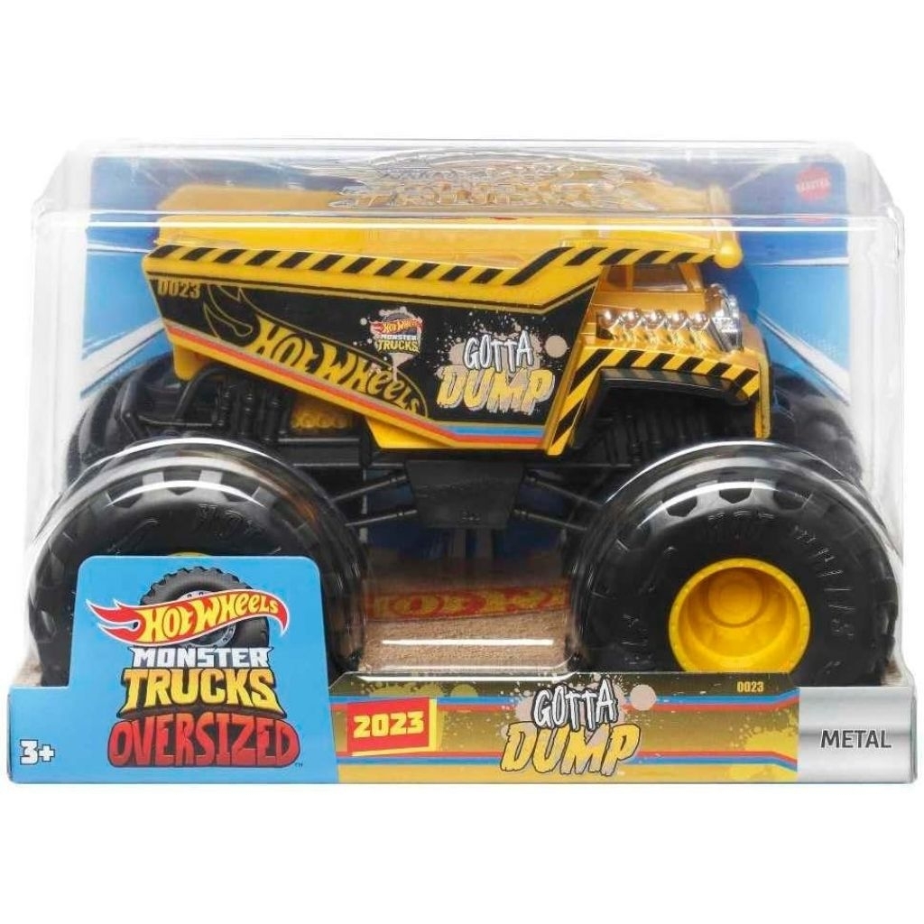 Mainan Mobil Hotwheels Monster Truck Oversized 1:24 / Hot Wheels Gotta Dump Besar