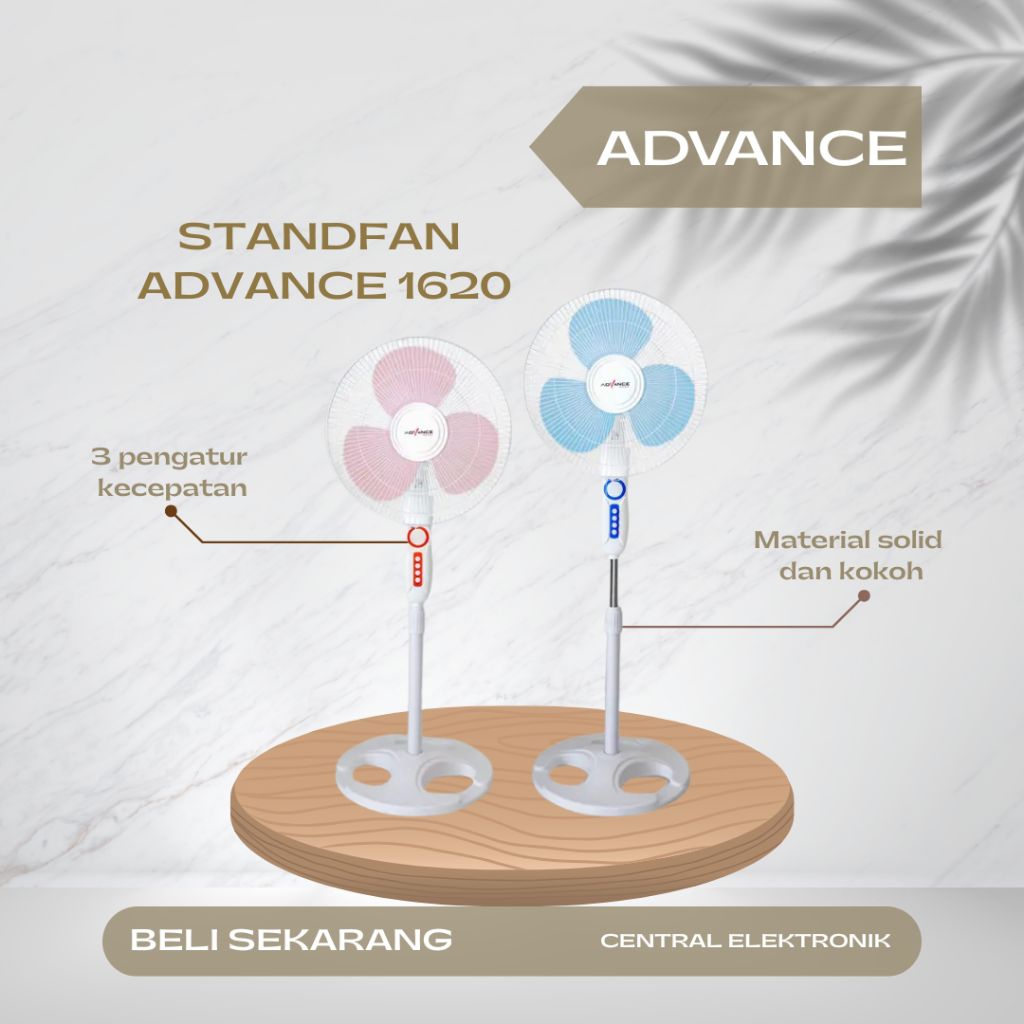STANDFAN ADVANCE  1620 - KIPAS ANGIN BERDIRI ADVANCE 1620