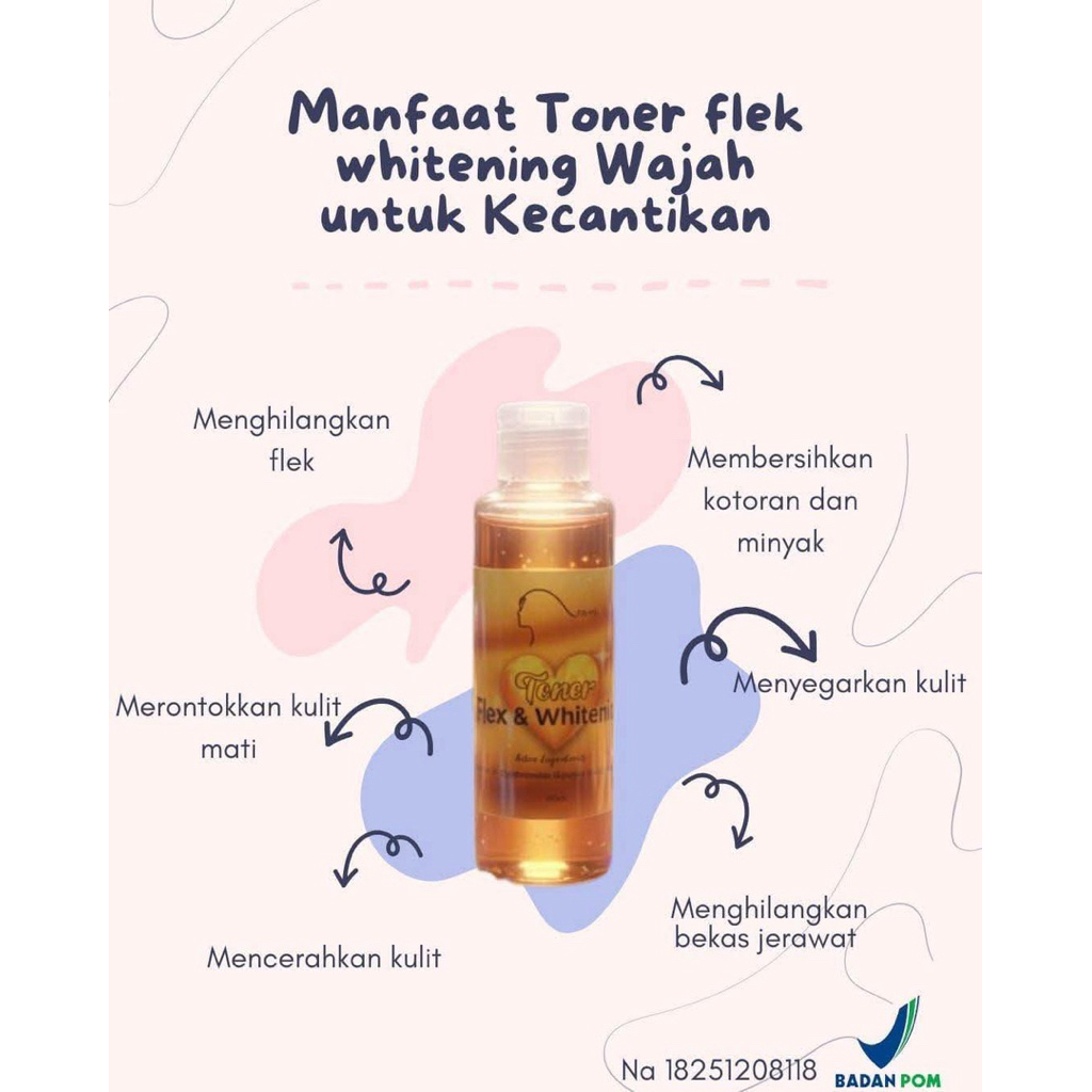 TONER FLEK DAN WHITENING - TONER FLEK TRC
