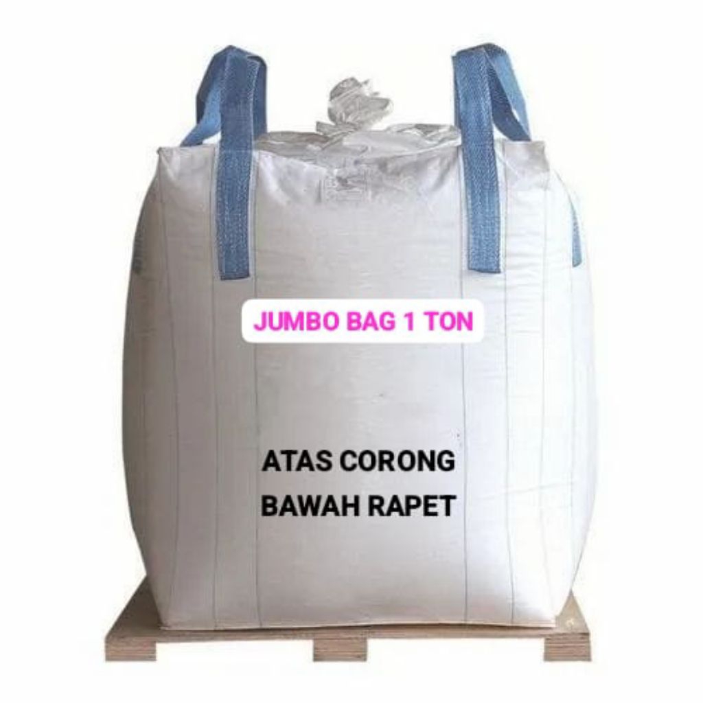 Karung Jumbo Bag 1 Ton Terlaris Jumbo Murah Bag Bekas 1 Ton (putih)