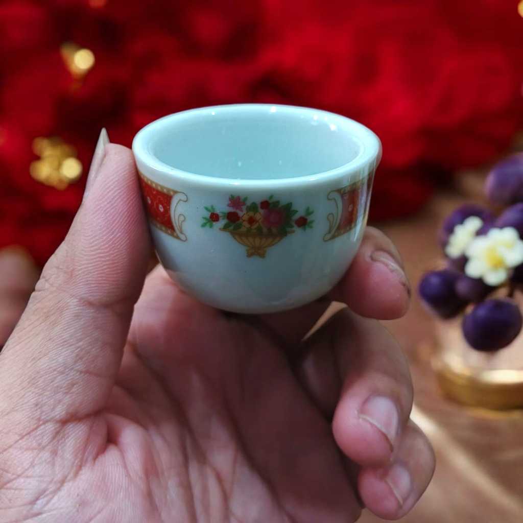 Cup Porcelain | Cup Keramik | Cup Mini | Cucing 40cc | Cetakan Kue Talam