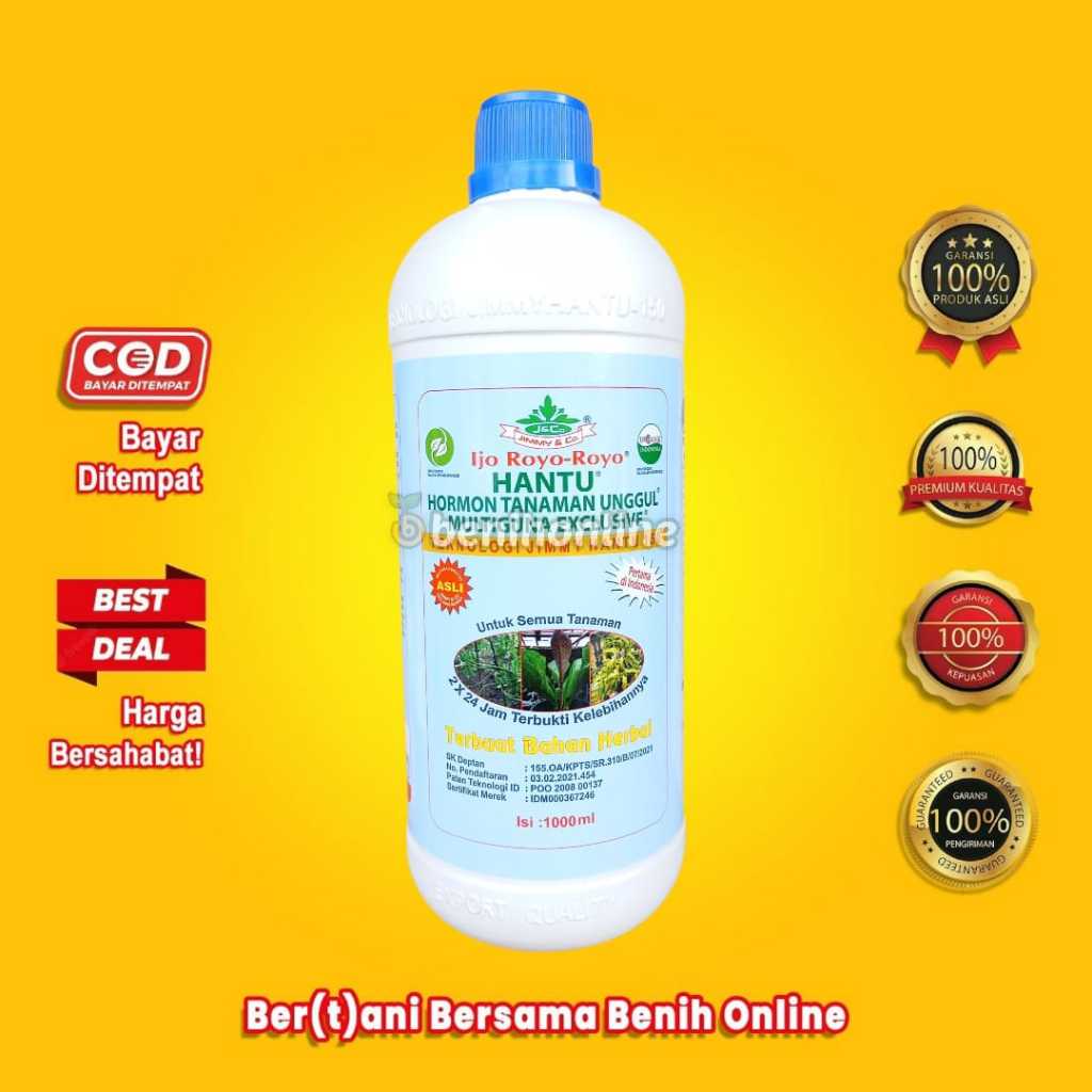 Hormon Tanaman Unggul ZPT HANTU Multiguna Exclusive 1L - Ijo Royo Royo