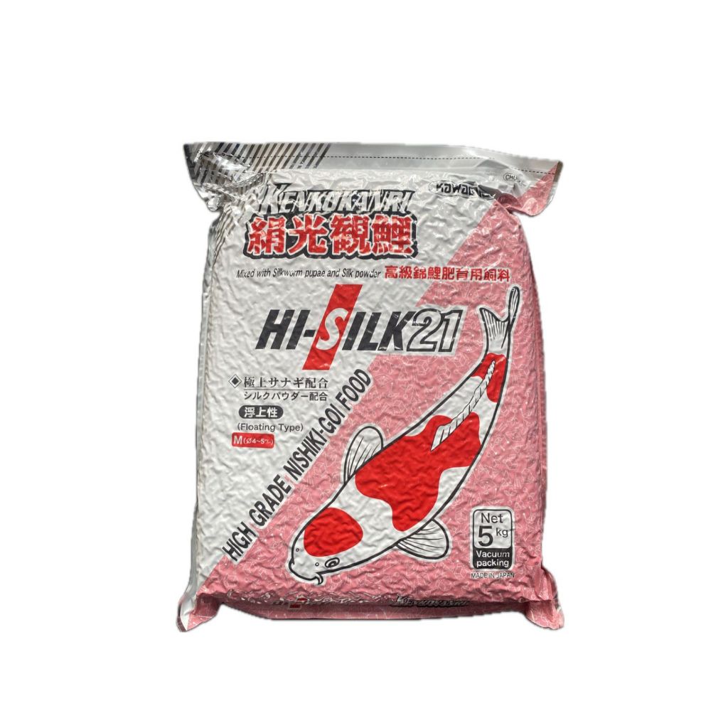 HISILK 21 KENKOKANRI Floating M 5KG - Pakan Koi Jepang - Pakan Koi Import