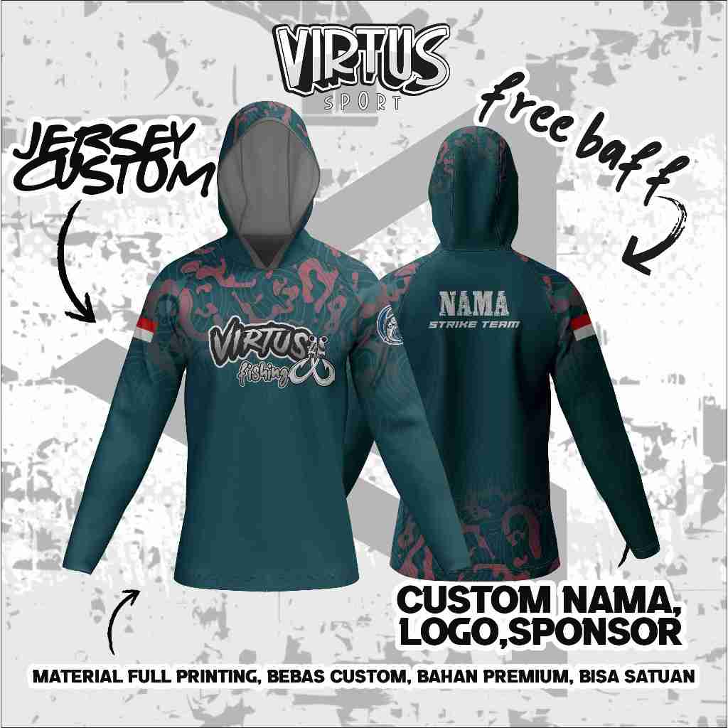 Jersey Mancing Full Printing Bisa Custom Nama
