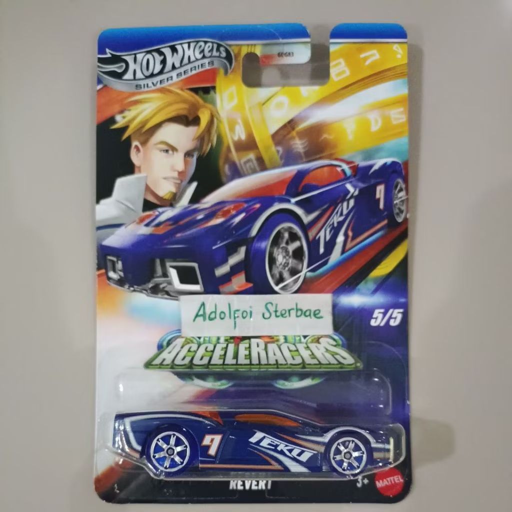 hotwheels hot wheels revert reverb edisi acceleracers aceleracers 7 teku 5/5 silver series
