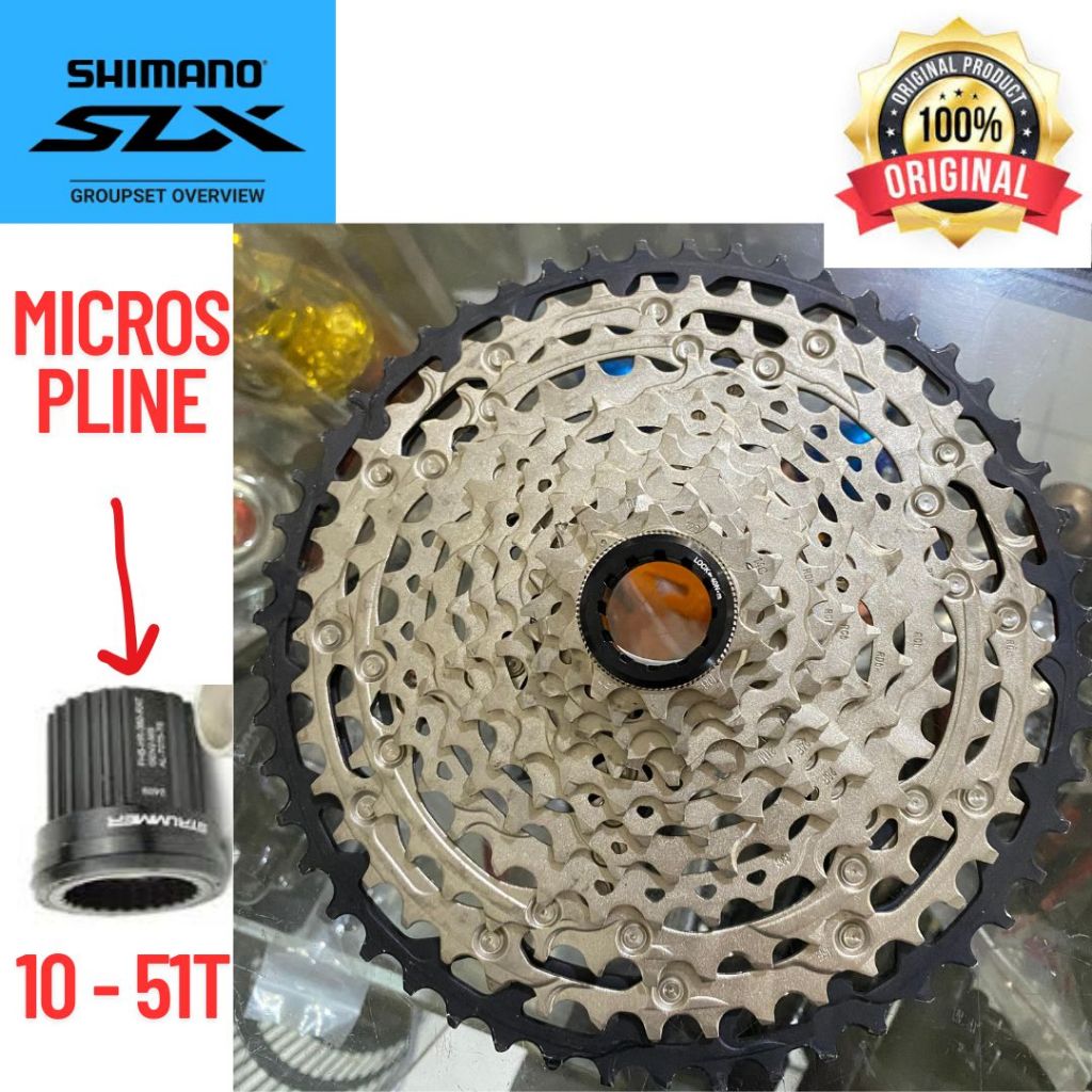SHIMANO SLX Sprocket 12 Speed 10-51T M7100 Microspline Not deore Deore xt hg xd drive