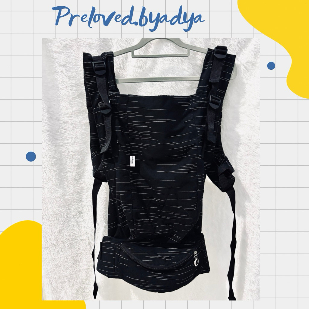 PRELOVED.Gendongan Bayi Adjustable SSC nana baby carrier Optima Gerimis untuk newborn - 4 tahun