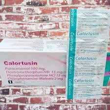 Calortusin tablet perbox