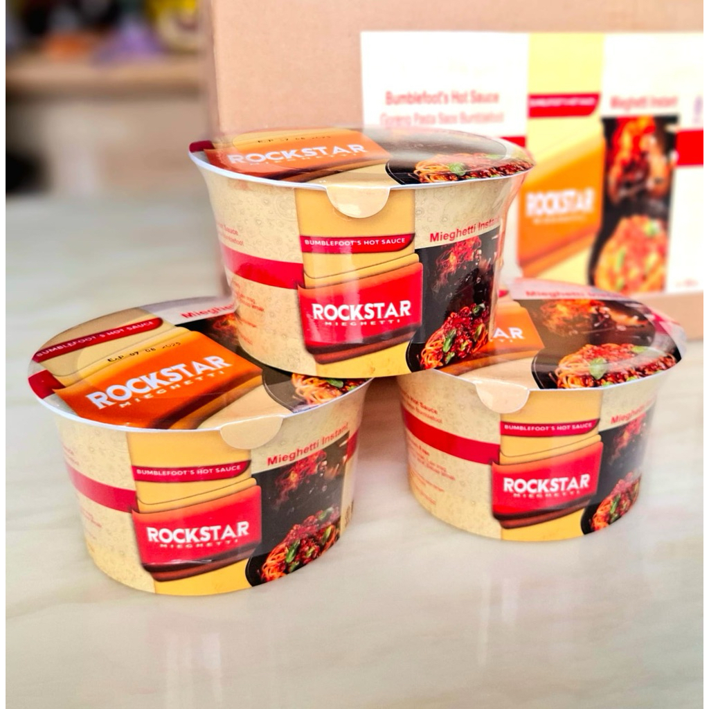 ROCKSTAR MIEGHETTI GLUTEN FREE -  AGEN / DISTRIBUTOR RESMI BALI - PAKET 1 DUS / 1 KARTON