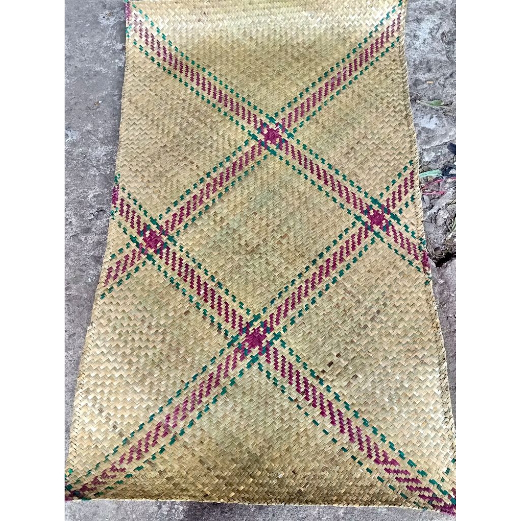 Tikar Anyaman Purun Jumbo Natural / Tikar Anyaman Purun Natural Sejuk Dan Awet