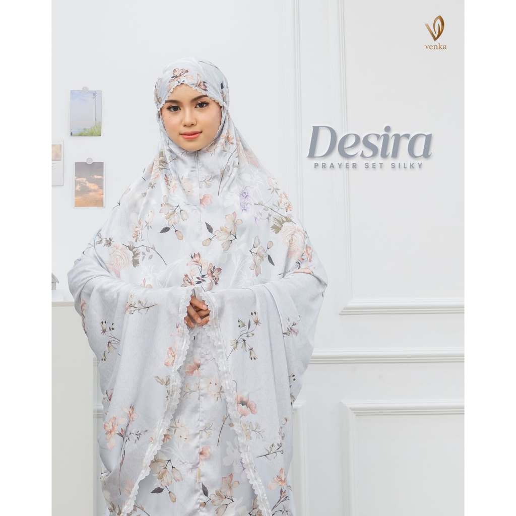 Venka Mukena Desira Prayer Set Silky