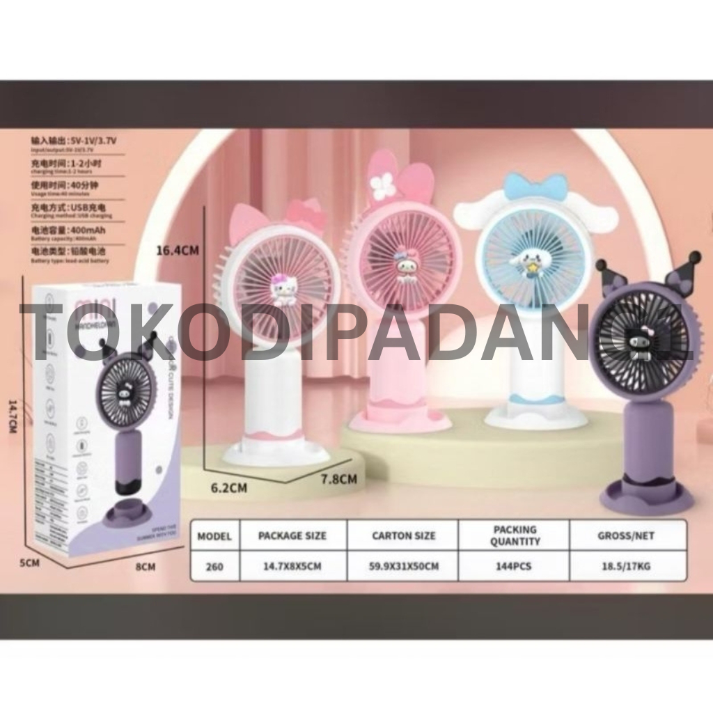 kipas angin mini portabel kipas angin USB lucu / kipas tangan kecil