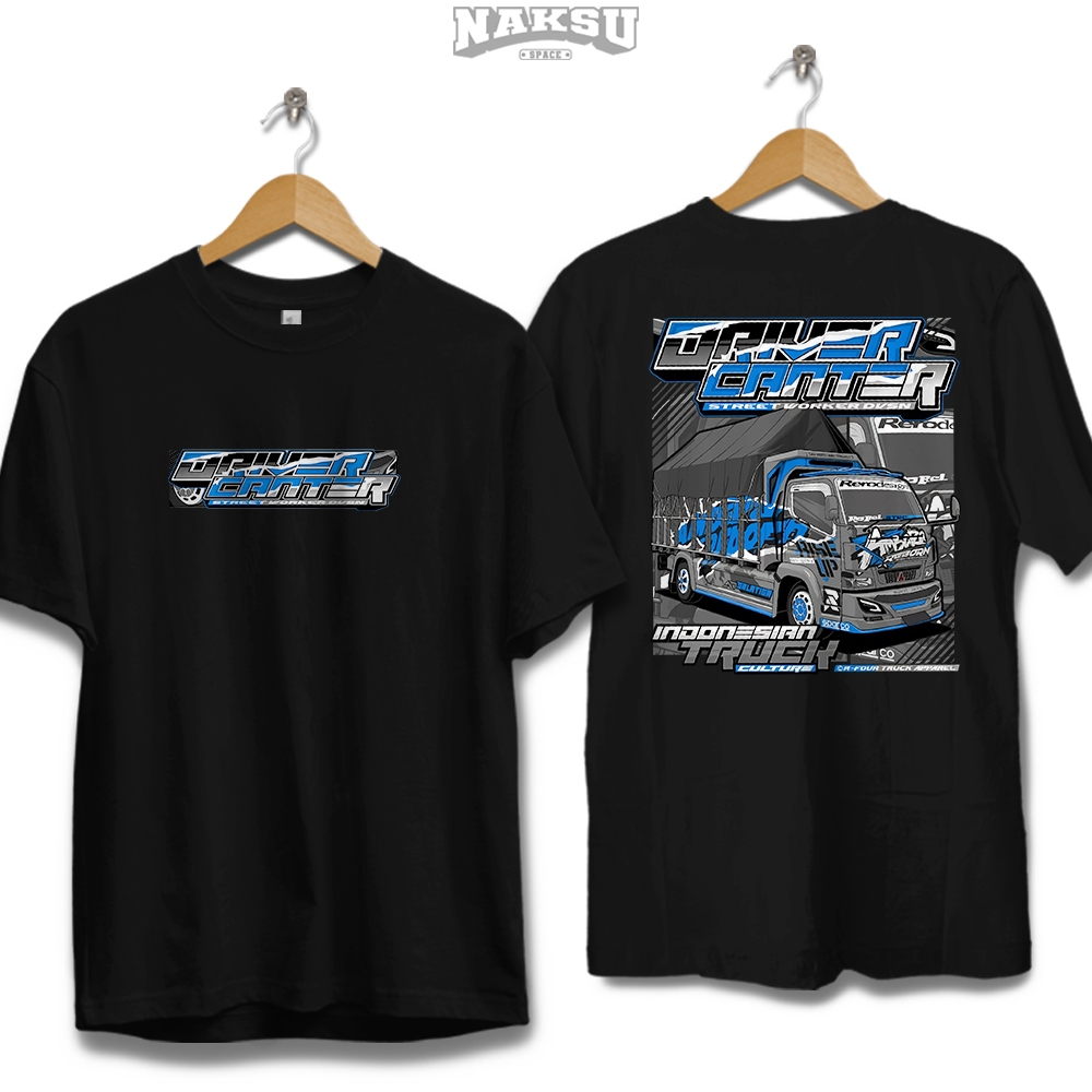 KAOS TRUK DRIVER CANTER KAOS TRUK CANTER MANIA BAJU PRIA DEWASA BAHAN LEMBUT
