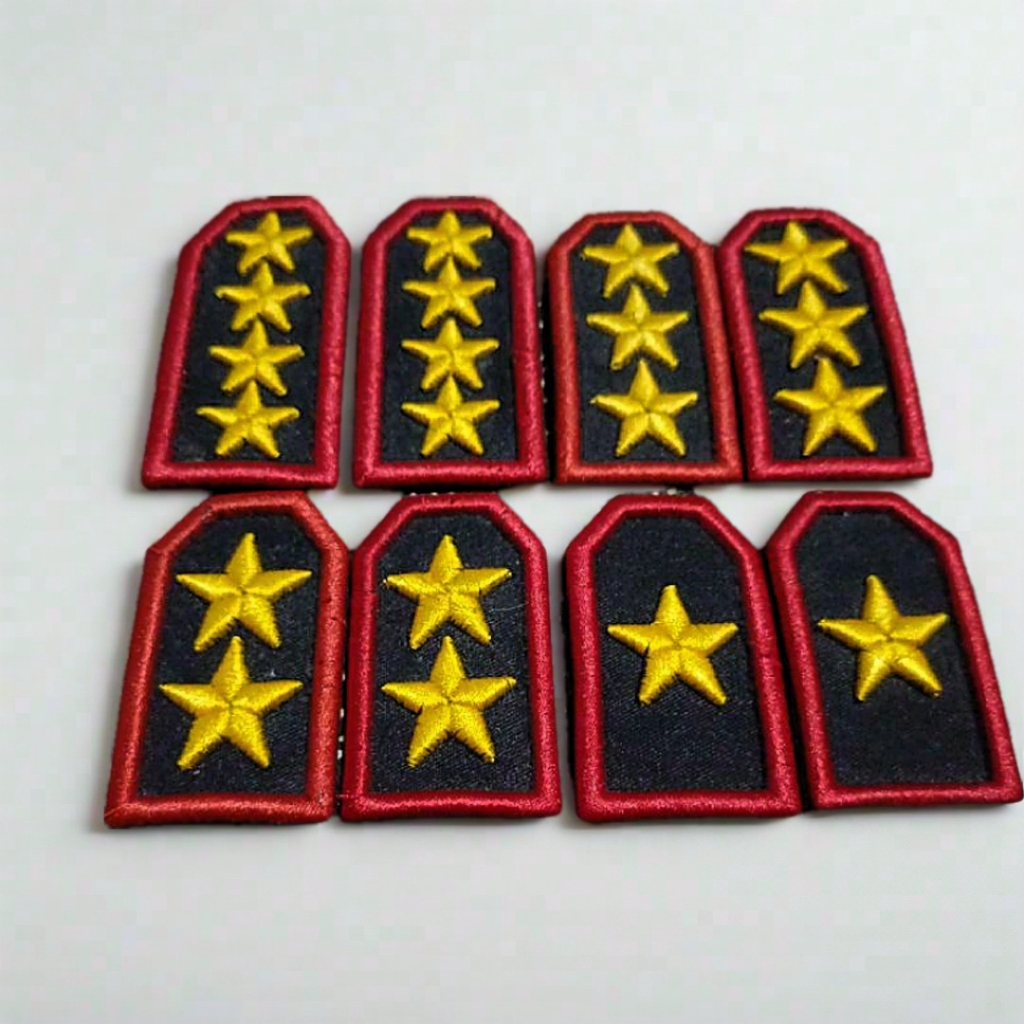 PANGKAT PDL POLISI PERWIRA TINGGI IRJEN BRIGJEN KOMJEN JENDRAL Bordir Timbul