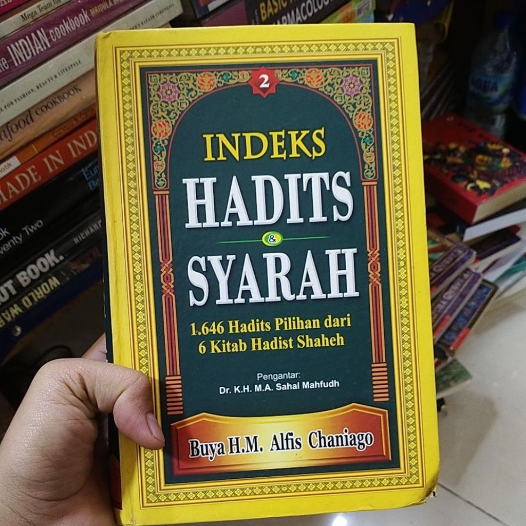 buku indeks hadits dan Syarah 1646 hadits pilihan dari 6 kitab hadits Shaheh hardcover original