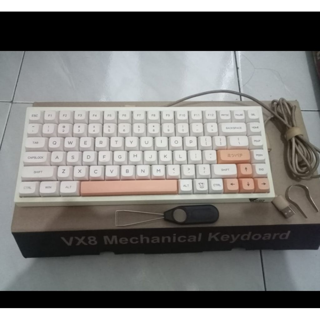 Keyboard Vortex vx8 Honey milk (84 Keys 75%)