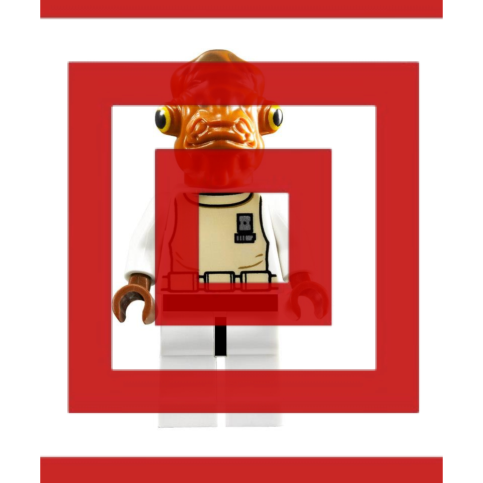 Star Wars Admiral Ackbar Akbar Mon Calamari Frigate Action Figure Mini