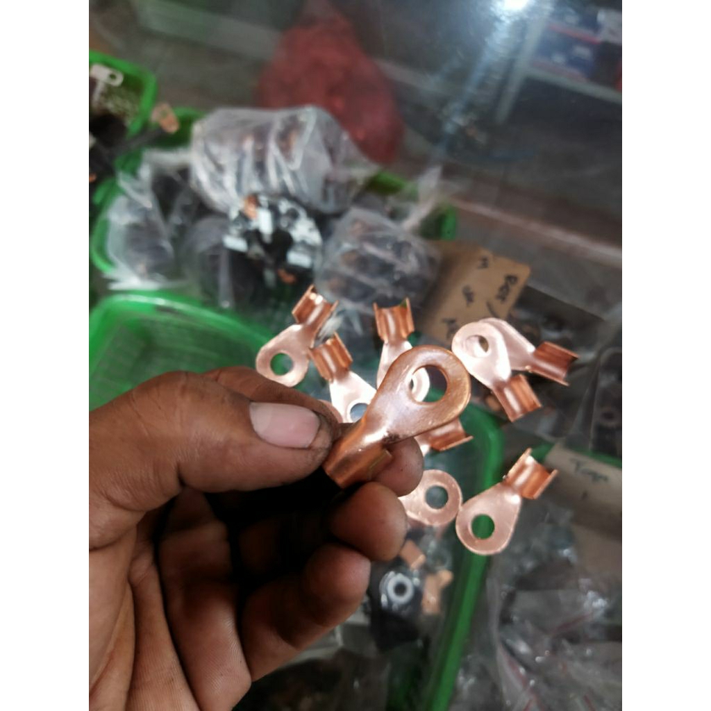 KLEM/SKUN KABEL BAHAN TEMBAGA UKURAN LUBANG BAUT 12AN