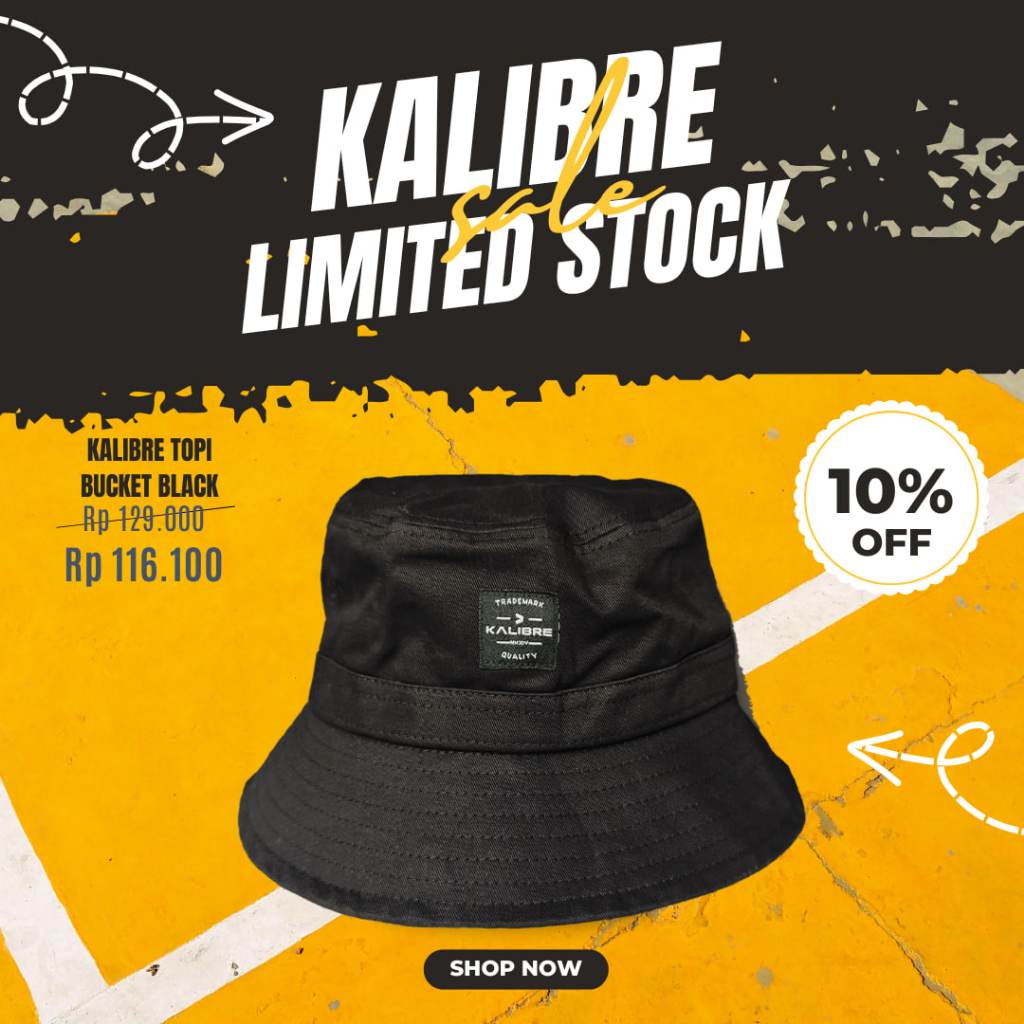 Kalibre Topi Bucket Black 991620000
