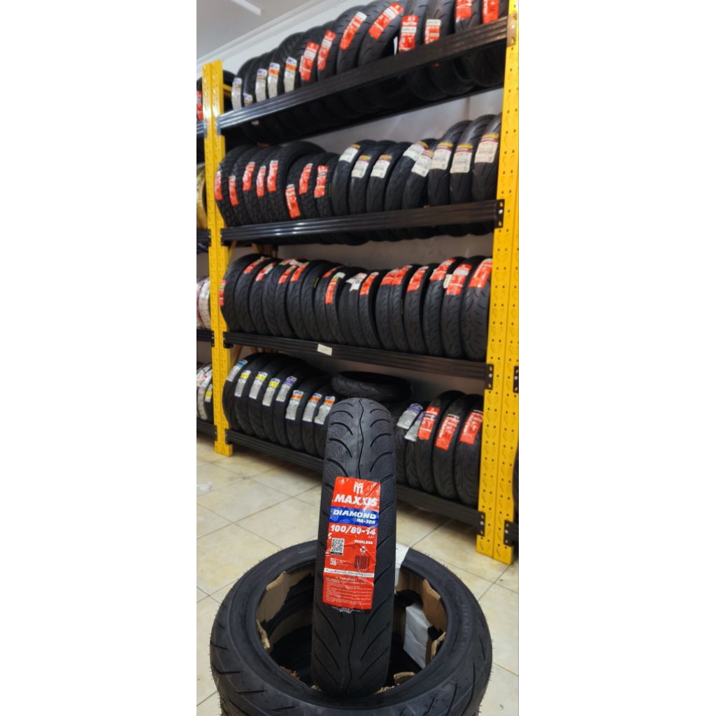 BAN MAXXIS DIAMOND 100/80-14, BAN BELAKANG VARIO & BEAT UPSIZE