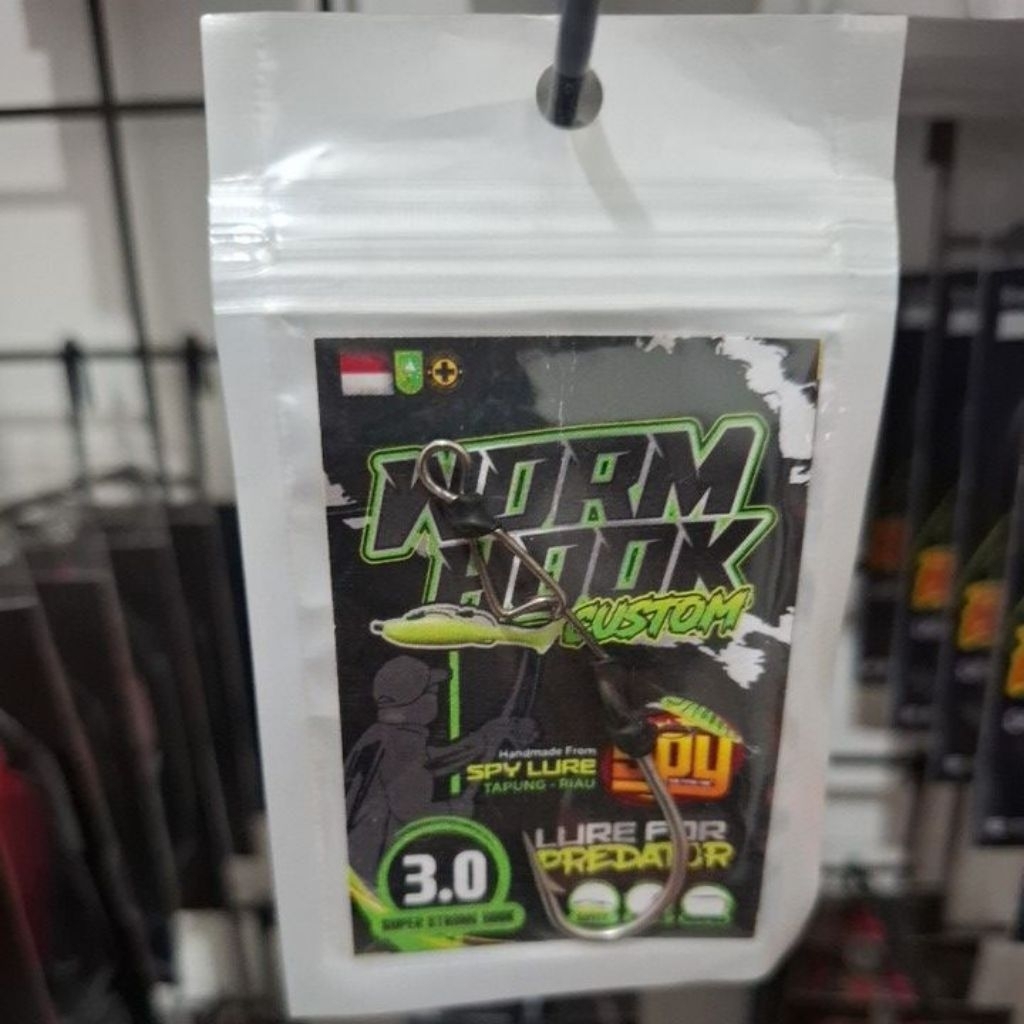 Worm Hook SPY Lure All Generation |Hook Custom Soft Lure