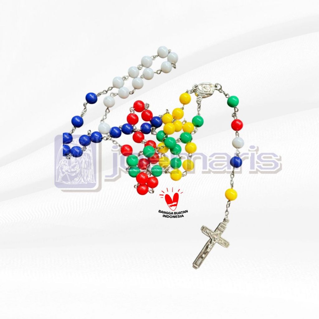 ROSARIO LIMA BENUA KALUNG ROSARIO MISIONER 8MM