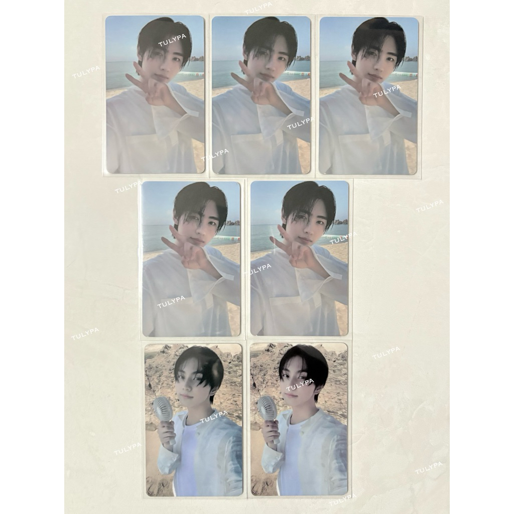 sunghoon jungwon LD lucky draw luckydraw pc photocard make up pouch