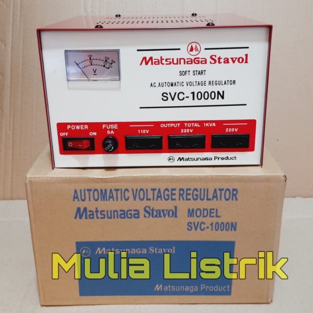 Stabilizer MATSUNAGA 1000Watt Matsunaga Stavol SVC1000N