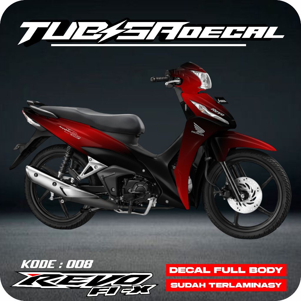 Decal Revo FI x Injeksi Full Body - Stiker Revo Fit Injeksi - Decal Revo Fit Injeksi BUNGLON