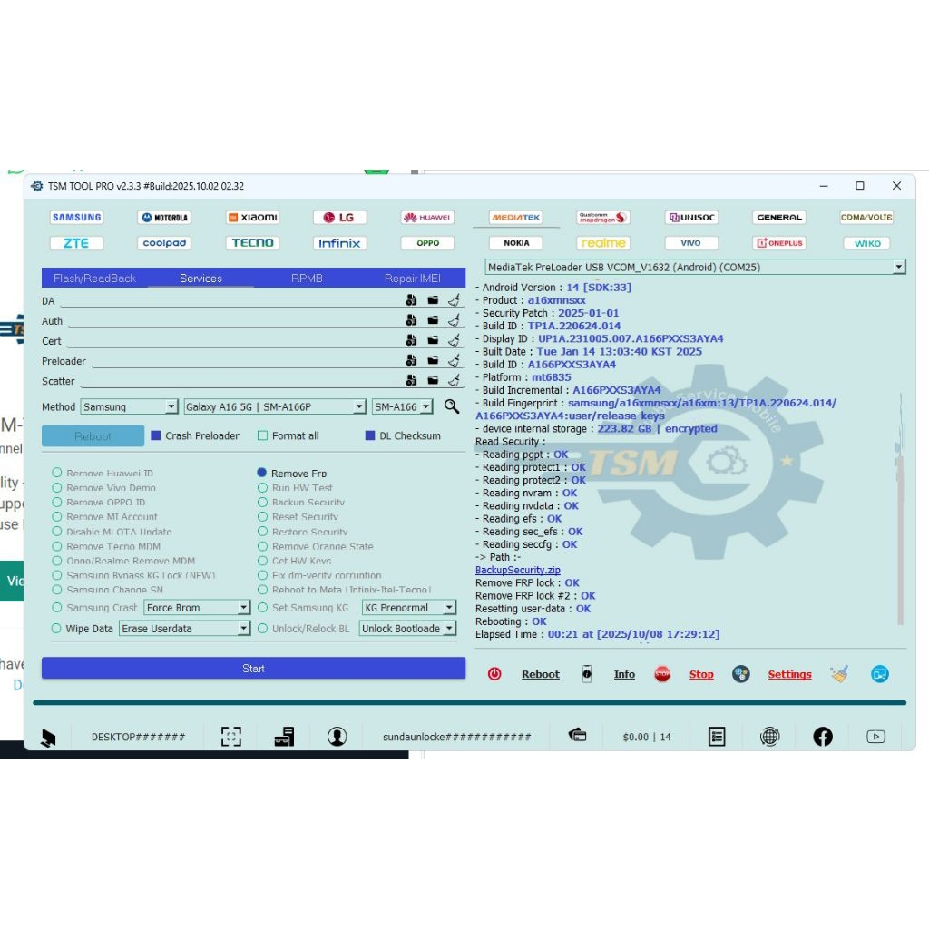 Hang logo/bootloop/stuck logo  Samsung