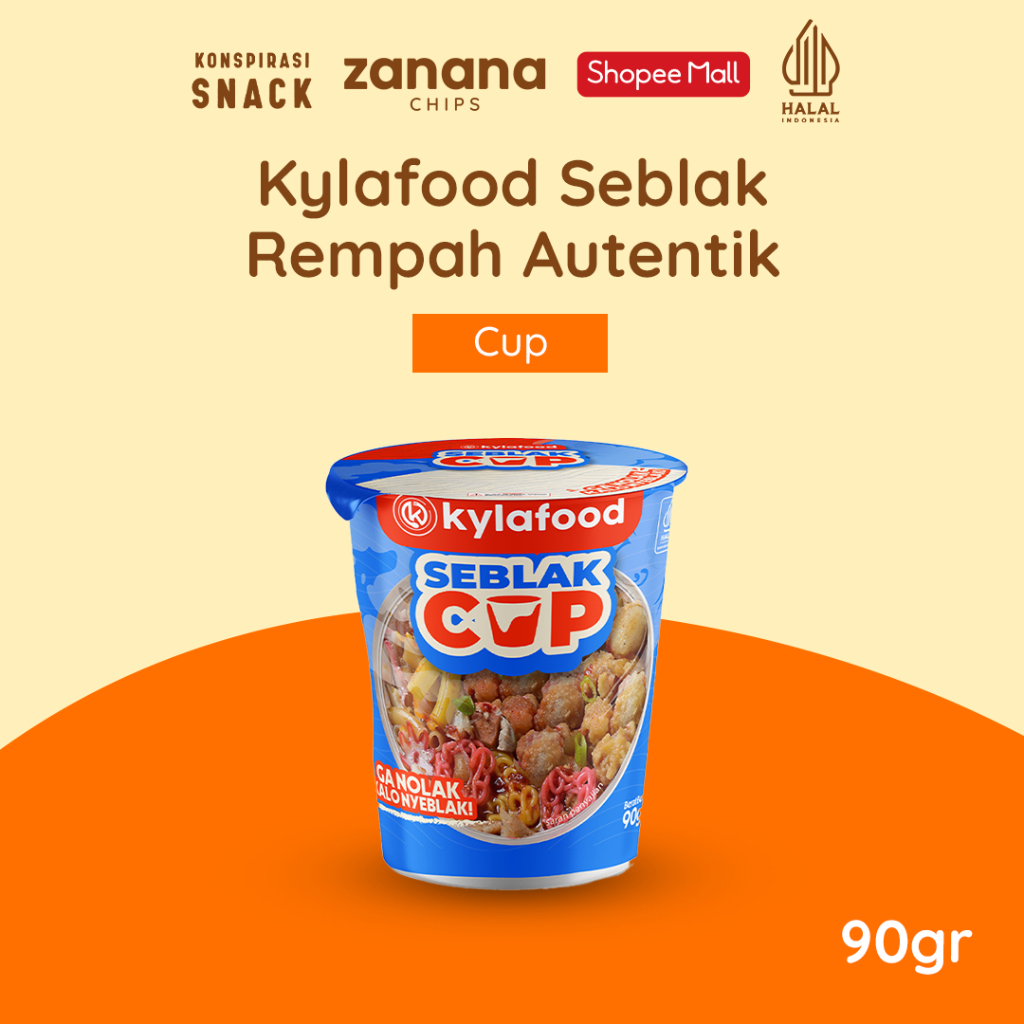 Kylafood Seblak Rempah Autentik - Kemasan Cup 90gr