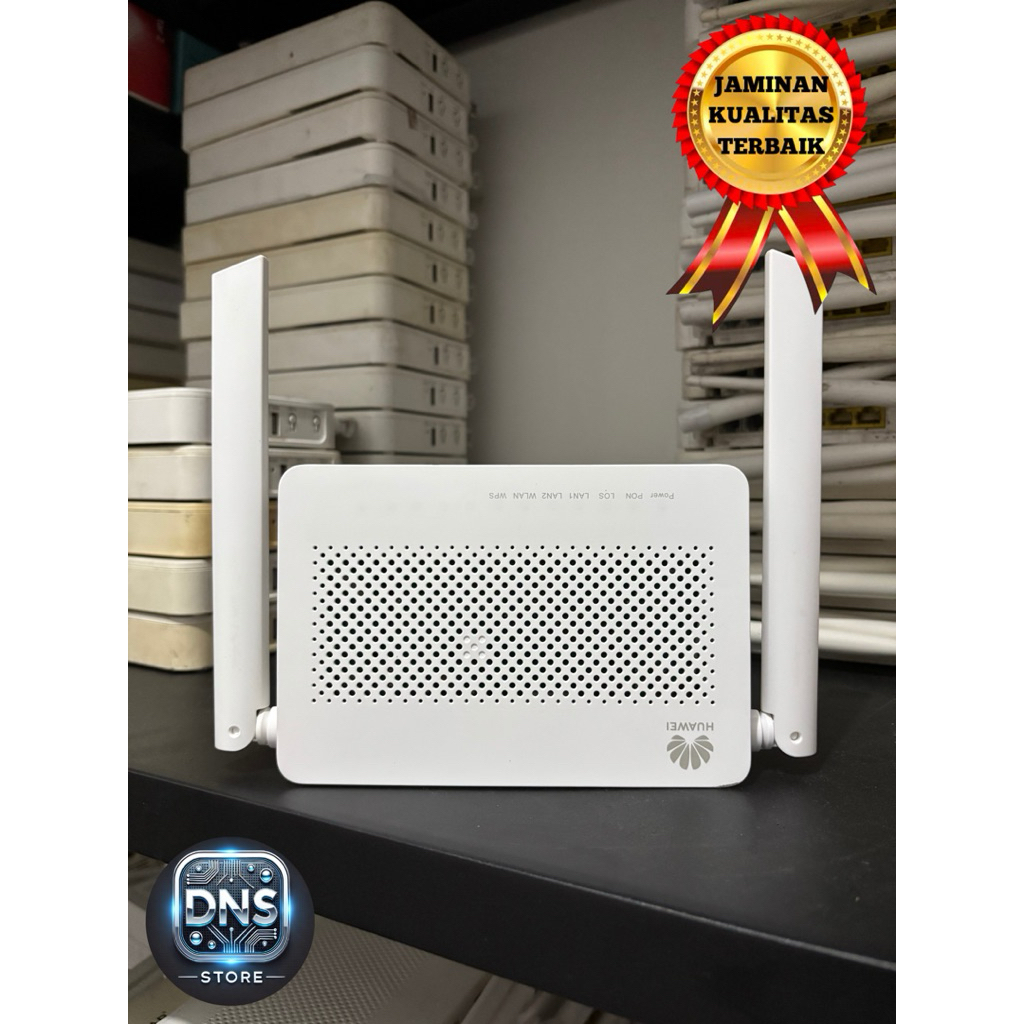 ROUTER ONT HUAWEI EG8021V5 (5G) & ADAPTOR 12V PORT BIRU